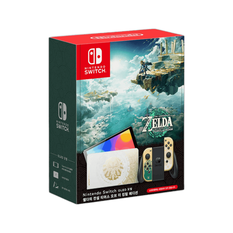 닌텐도 스위치 OLED 젤다의 전설 티어스 오브 더 킹덤 에디션