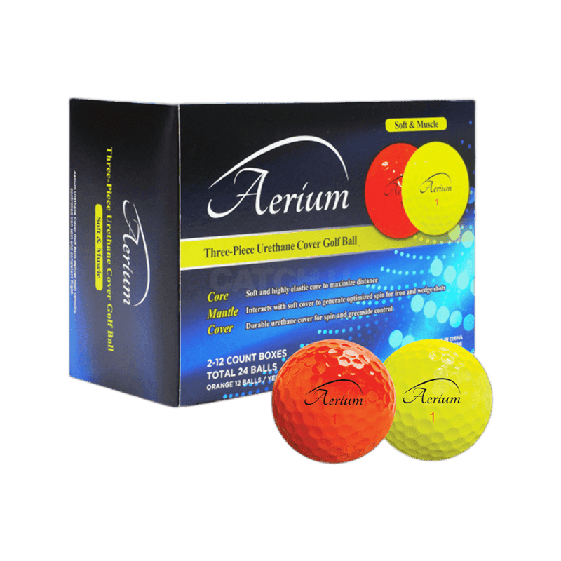 에어리움 3피스 컬러 골프공 24개입 1개