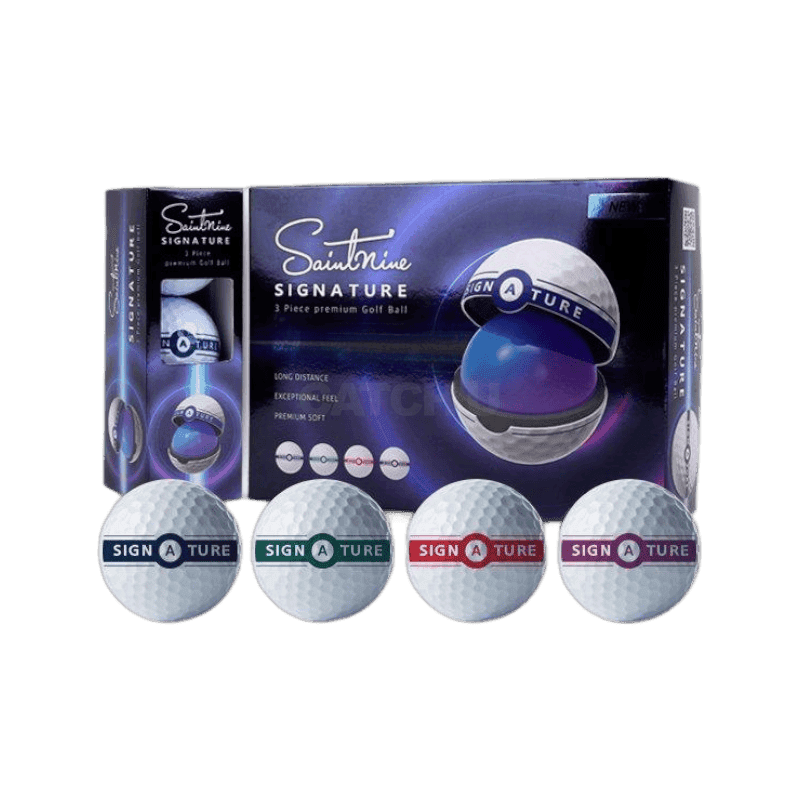 넥센 세인트나인 뉴 시그니처 퍼팅 트랙 골프공 12개입 3개