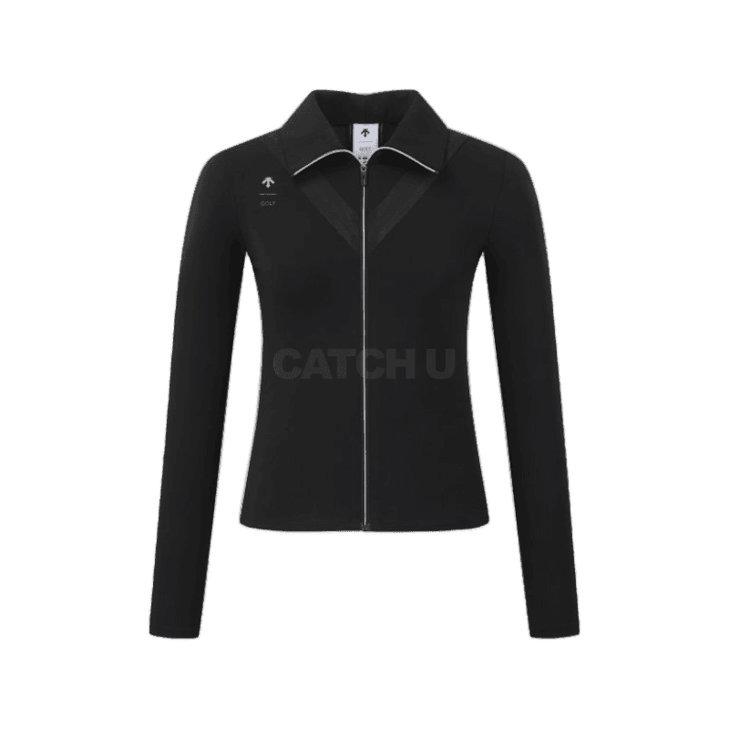 데상트골프 여성 냉감 골지 풀집업 자켓 DQ22WFCS53