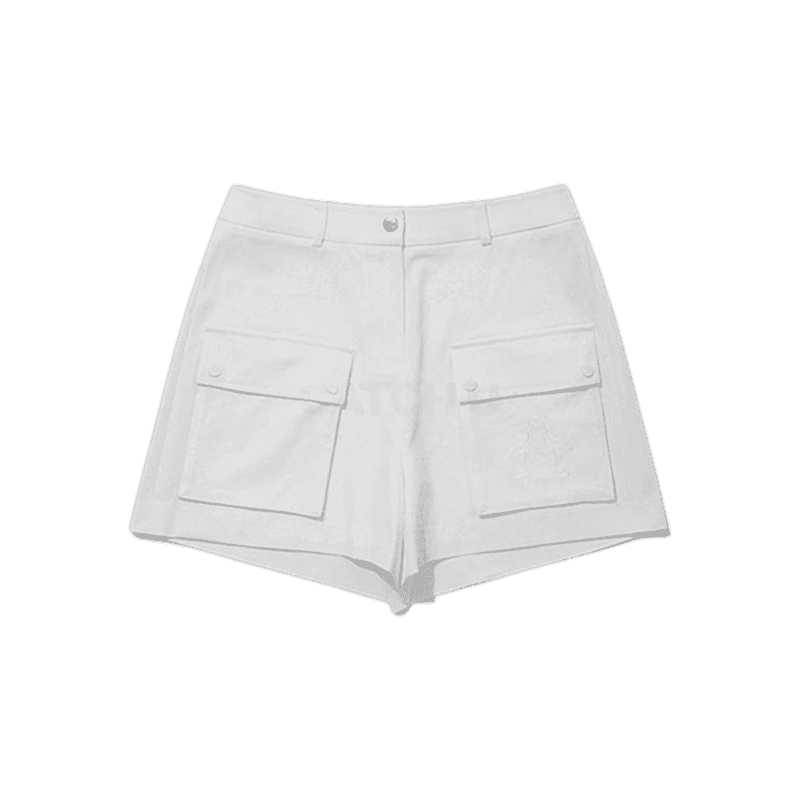 먼싱웨어 여성 썸머 포켓 숏팬츠 WHTE MQ222LSP52