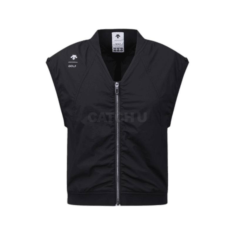 데상트골프 여성 V넥 우븐 DQ12WFWV31