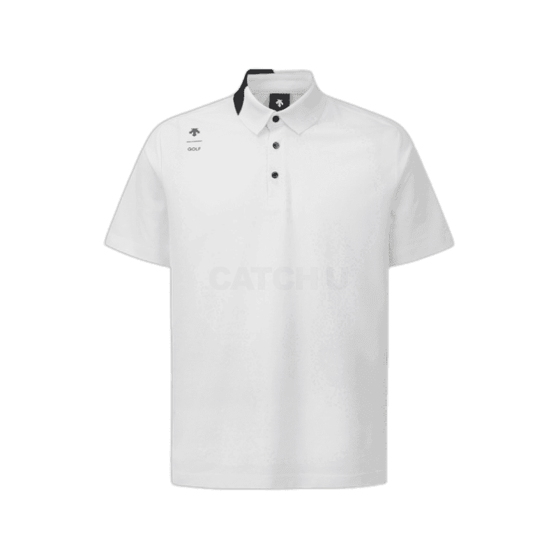 데상트골프 원포인트 반팔 티셔츠 DQ22MFTS51