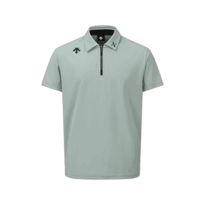 데상트골프 하프 집 반팔 티셔츠 DQ11MFTS2B