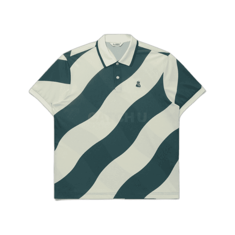 먼싱웨어 웨이브 카라 반팔티셔츠 MQ221PTS42