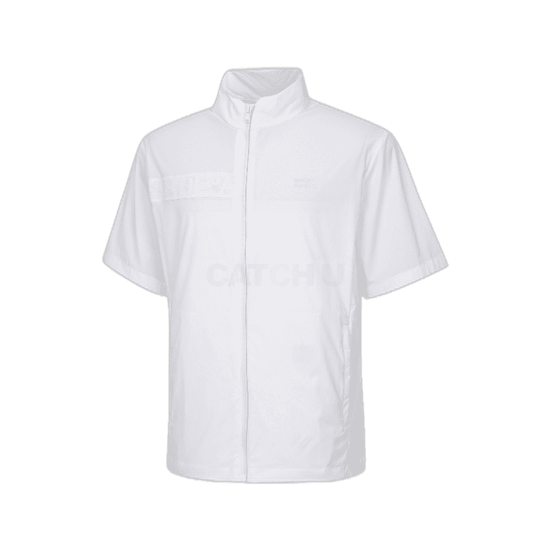 와이드앵글 남성 CO 스텔스 하프 슬리브 자켓 M_White WMM24172W2