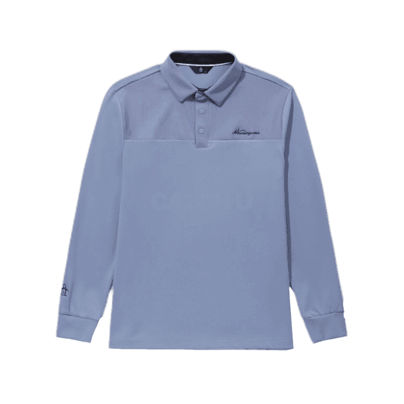 먼싱웨어 골지믹스 카라티셔츠 MQ121MTL12