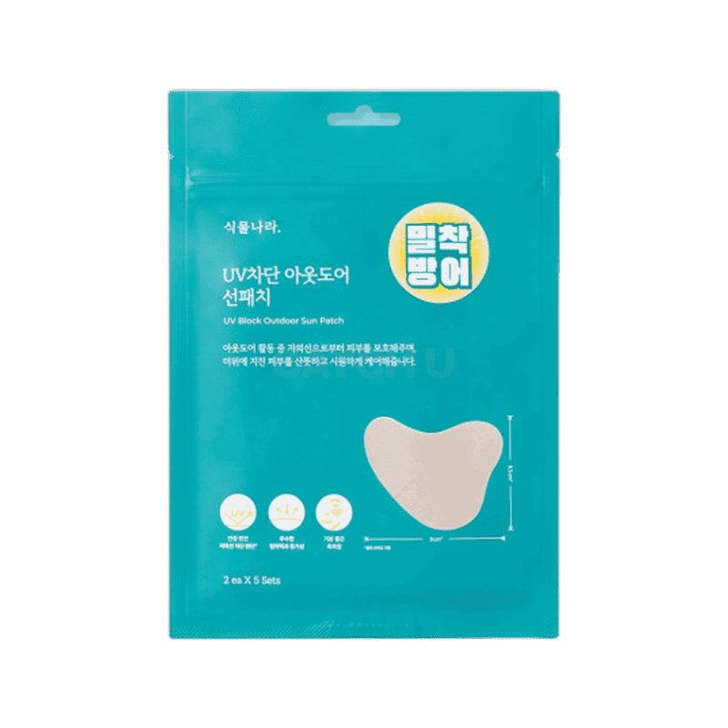 코바스 식물나라 UV차단 아웃도어 선패치 2매입 5개
