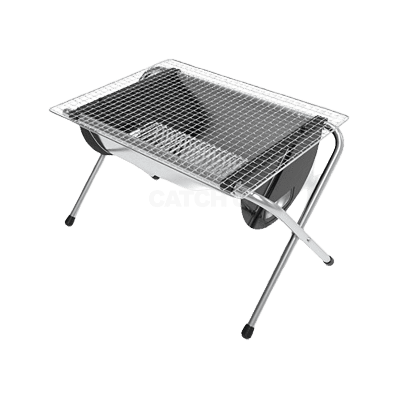 밥디자인 밥캠핑 엑스그릴 접이식 캠핑화로대 바베큐그릴
