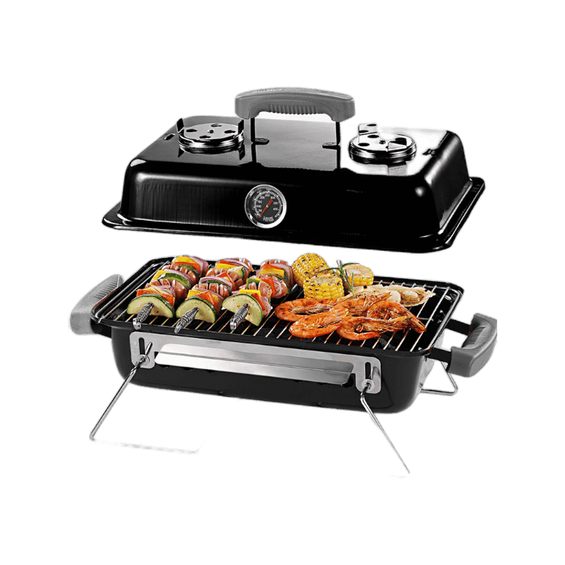 꾸버스 스모킹셰프 바베큐그릴 훈제 캠핑 휴대용 숯불 화로대