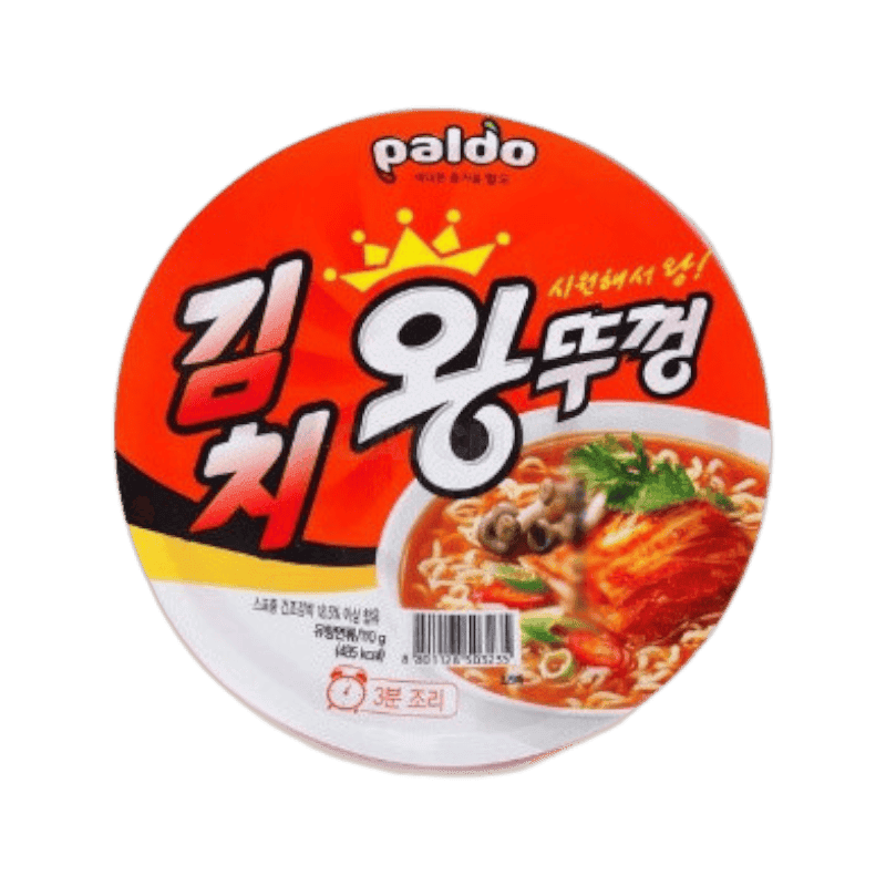 팔도 김치 왕뚜껑 110g, 12개