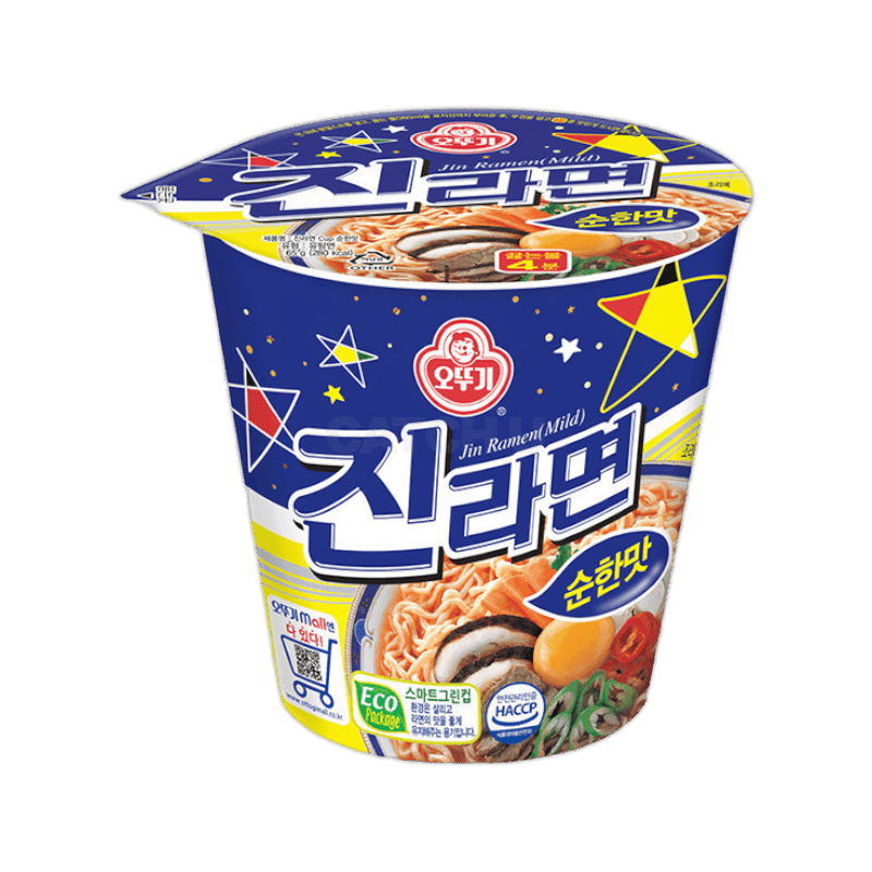 오뚜기 진라면컵 순한맛 65g, 24개