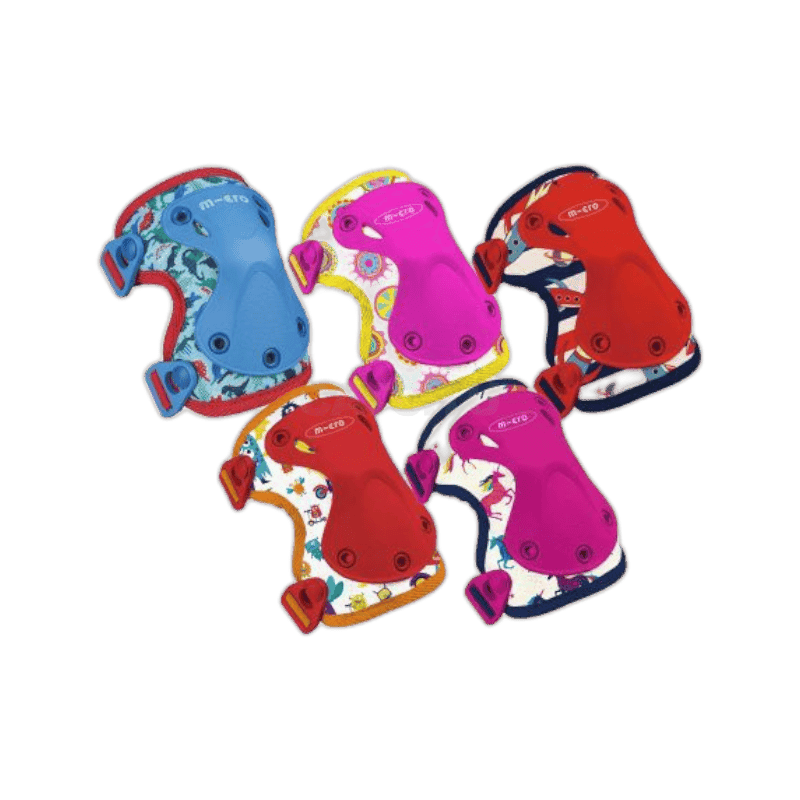 마이크로킥보드 무릎 팔꿈치 뉴 보호대 세트 패턴선택