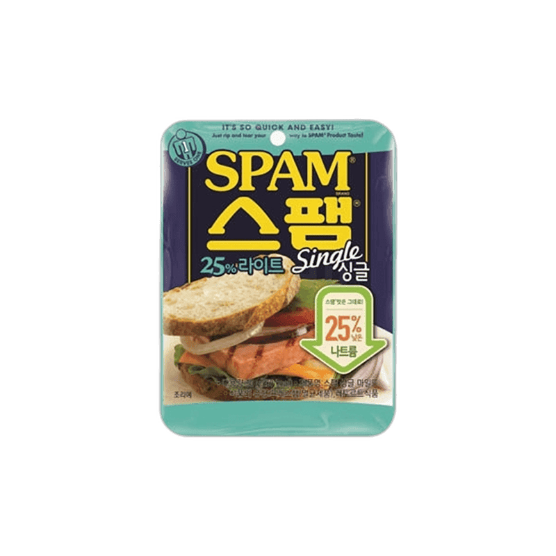 CJ제일제당 스팸 25% 라이트 80g, 4개