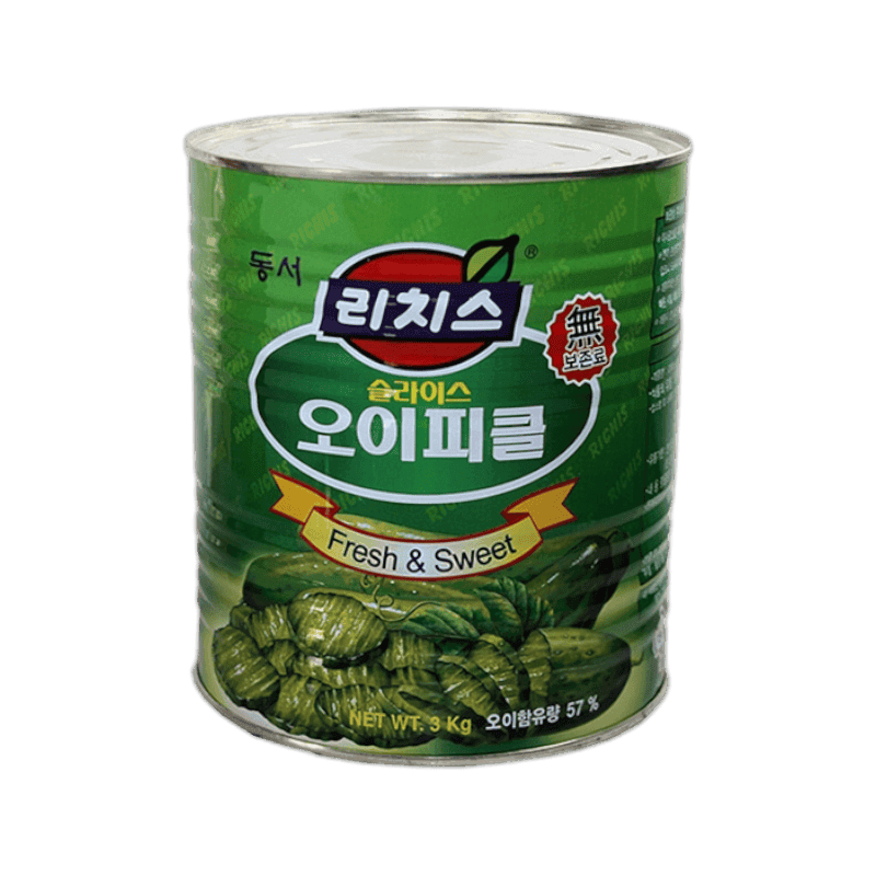 동서 리치스 슬라이스 오이피클 3kg 1개