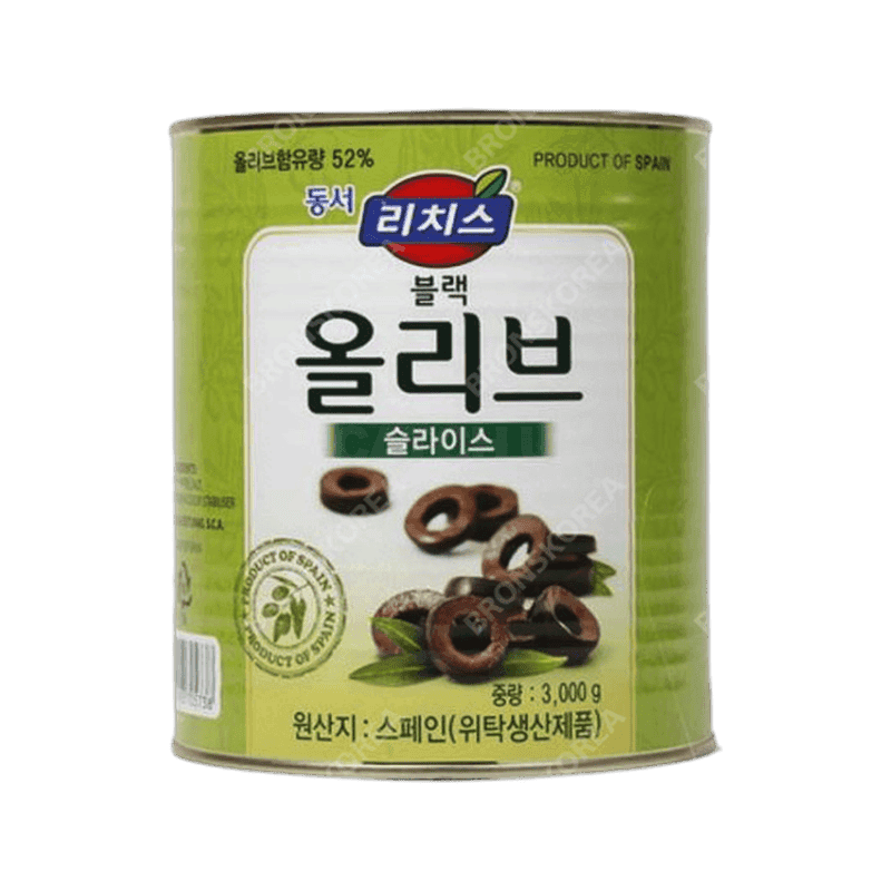 리치스 슬라이스 블랙올리브 3kg 1개