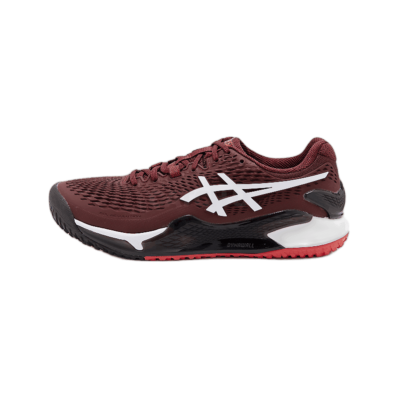 아식스 남성 젤 레졸루션 9 올코트 테니스화 블랙블루 1041A330-001