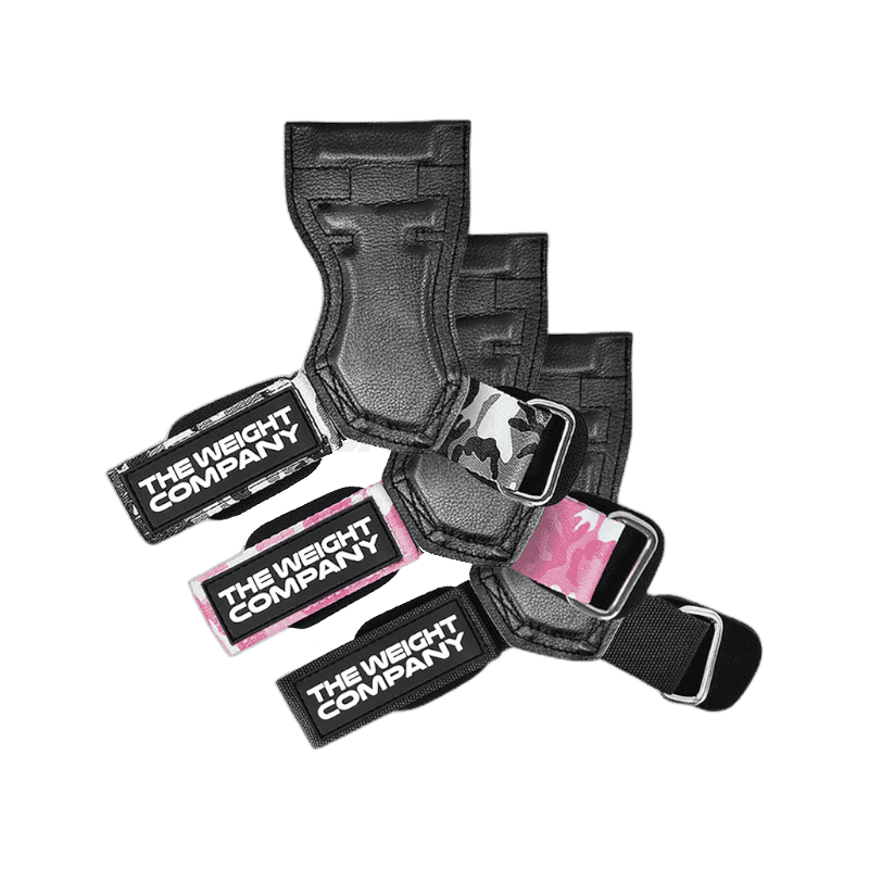 더웨이트컴퍼니 프로 헬스 스트랩 장갑 그립 리프팅 풀업 턱걸이 손목 보호대