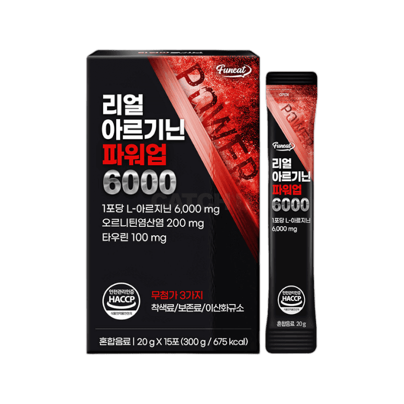 퍼니트 리얼 아르기닌 파워업 6000 20g x 15포 4개