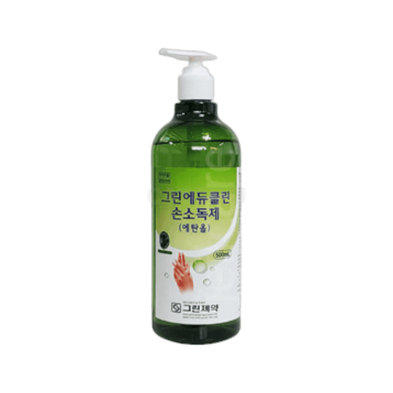 그린제약 그린에듀클린 손소독제 500ml 1개