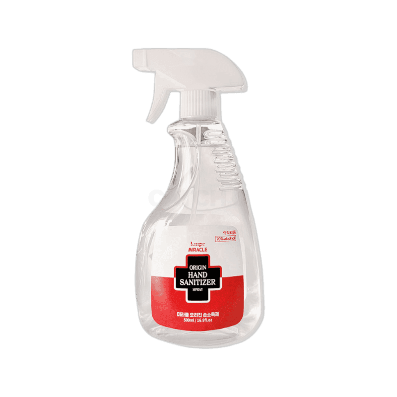 미라클 오리진 뿌리는 손소독제 스프레이 500ml 1개