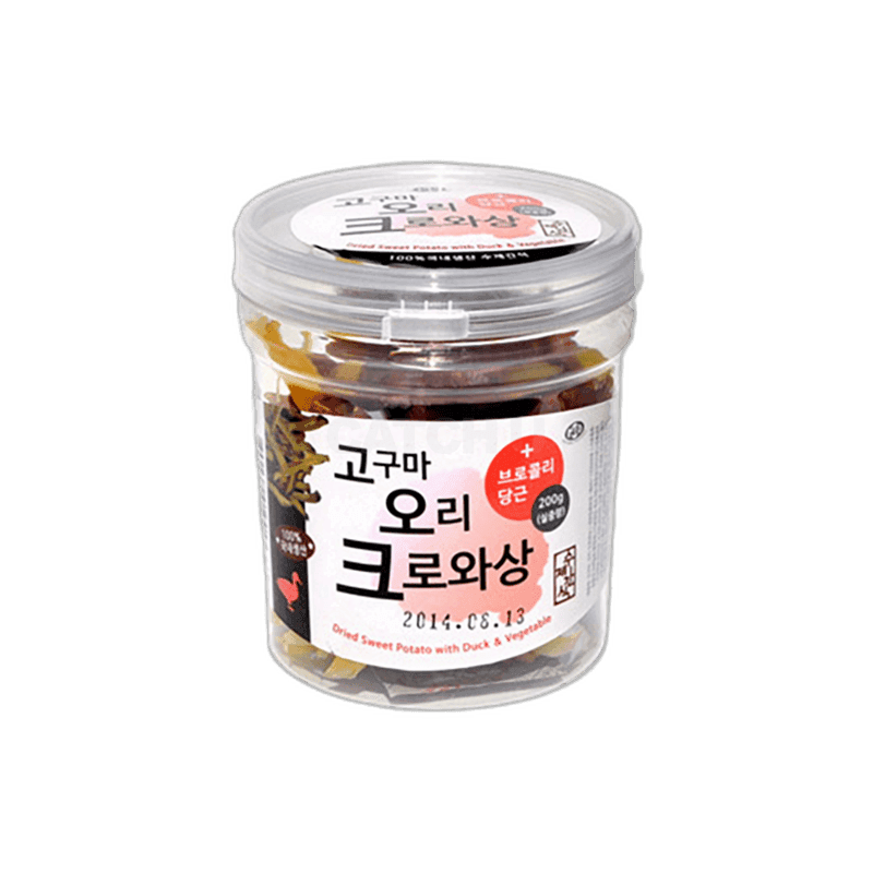 아침애 고구마 오리 크로와상 200g, 1개