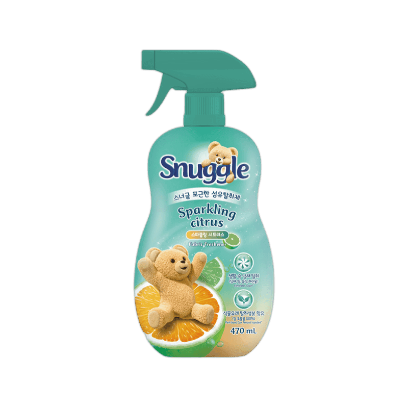 스너글 섬유탈취제 스파클링시트러스 470ml, 6개