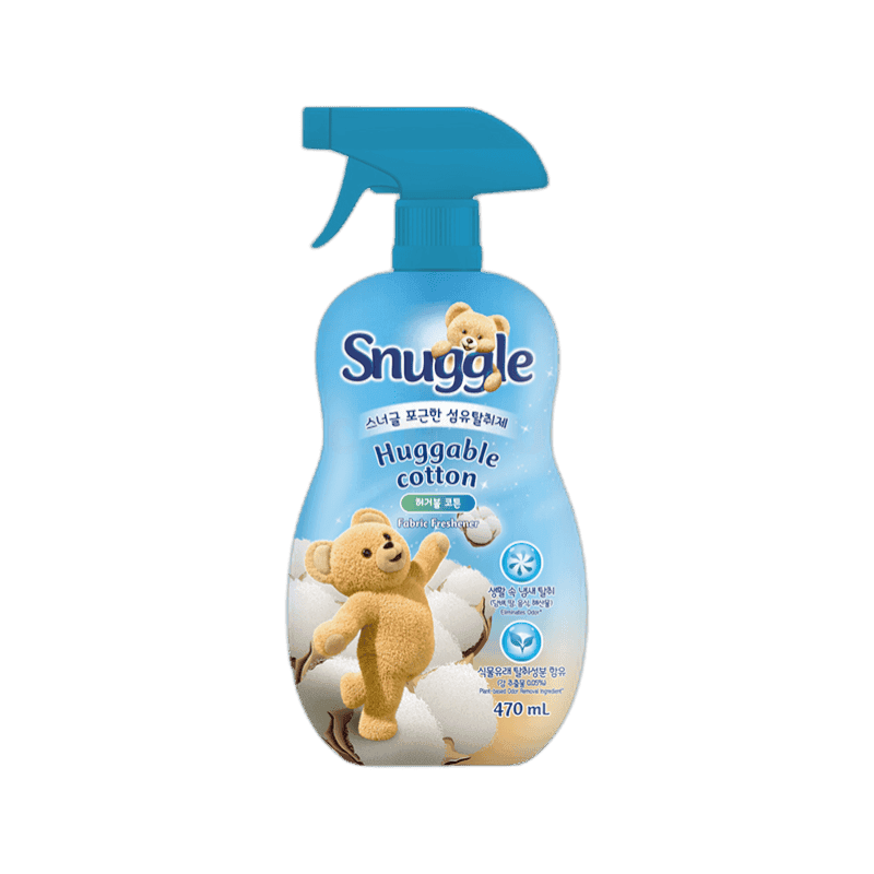 스너글  섬유탈취제 허거블코튼 470ml, 2개