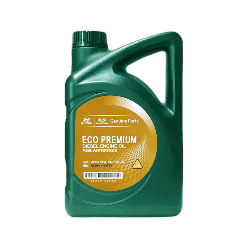 현대모비스 에코 프리미엄 디젤 엔진오일 05200-00640 0W30  6L 1개