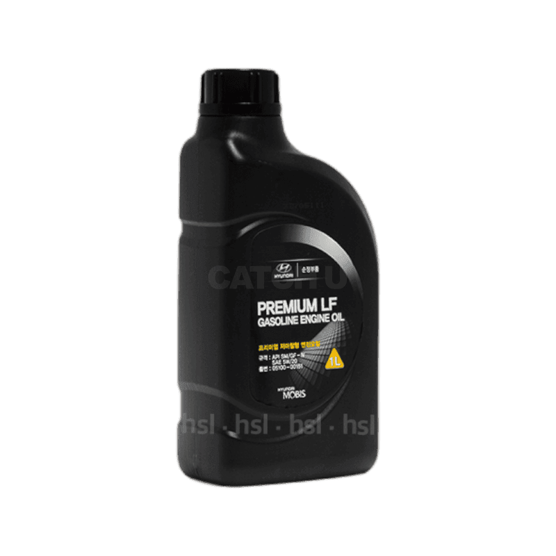 현대모비스 프리미엄 LF 가솔린 엔진오일 05100-00151 5W20 1L 1개