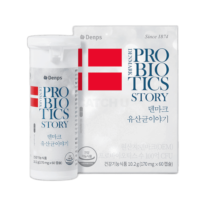 덴프스 덴마크 유산균 이야기 170mg x 60캡슐 1개