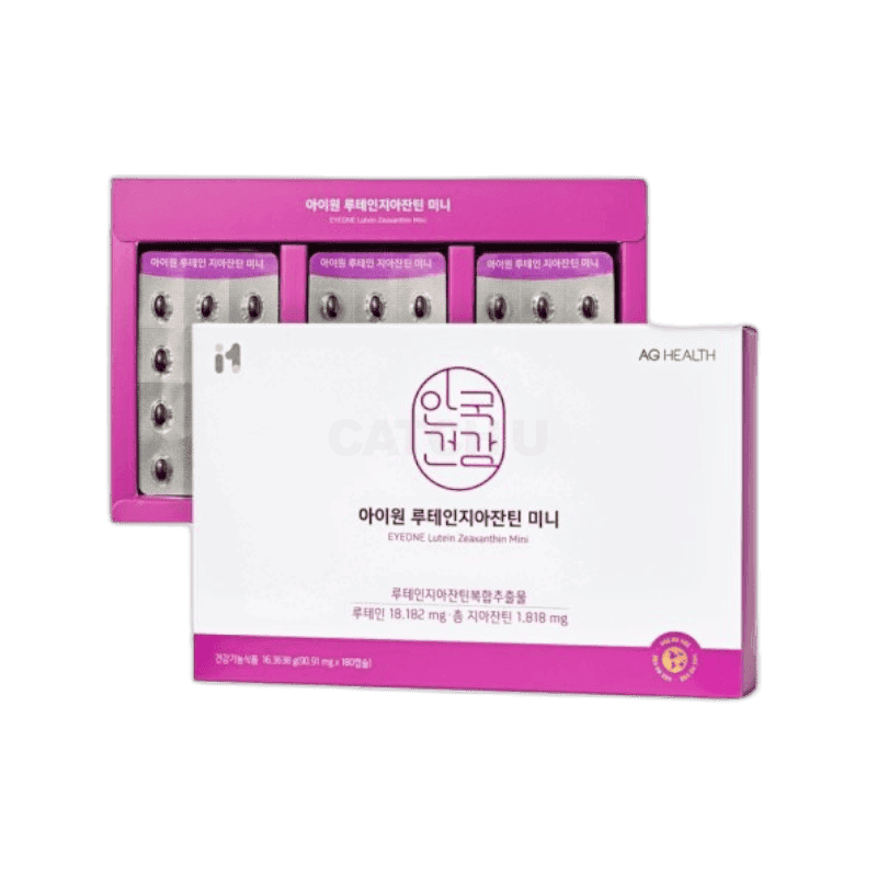 안국건강 안국 루테인 지아잔틴 미니 90.91mg x 180캡슐 1개