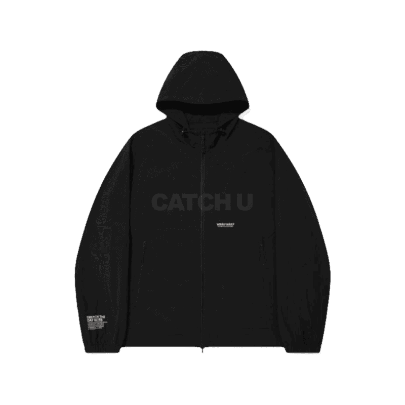 와키윌리 라이트 후드 바람막이 WA2502JK11BK