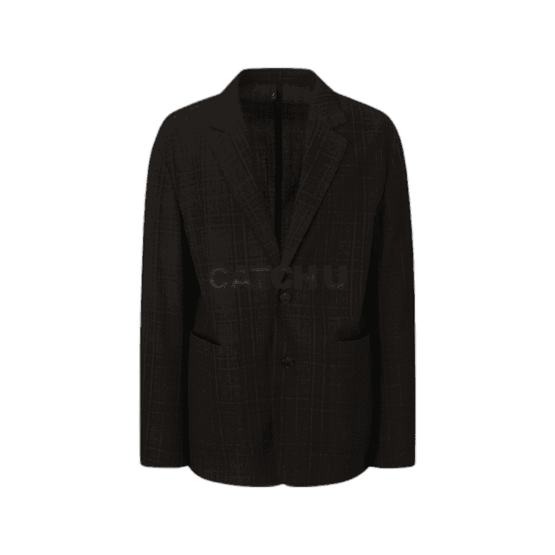 지이크 지이크 S S 시즌 체크 시어서커 블레이저 브라운프린트 PIEAD4035