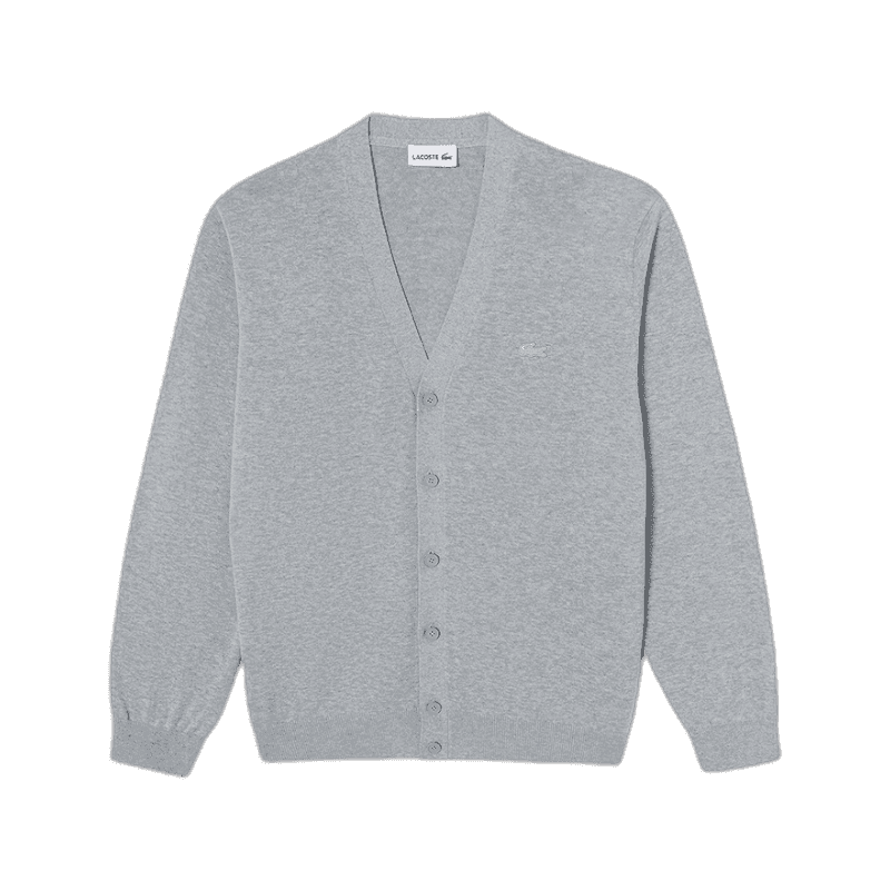 라코스테 남성 베이직 V넥 가디건 AH086E 55G