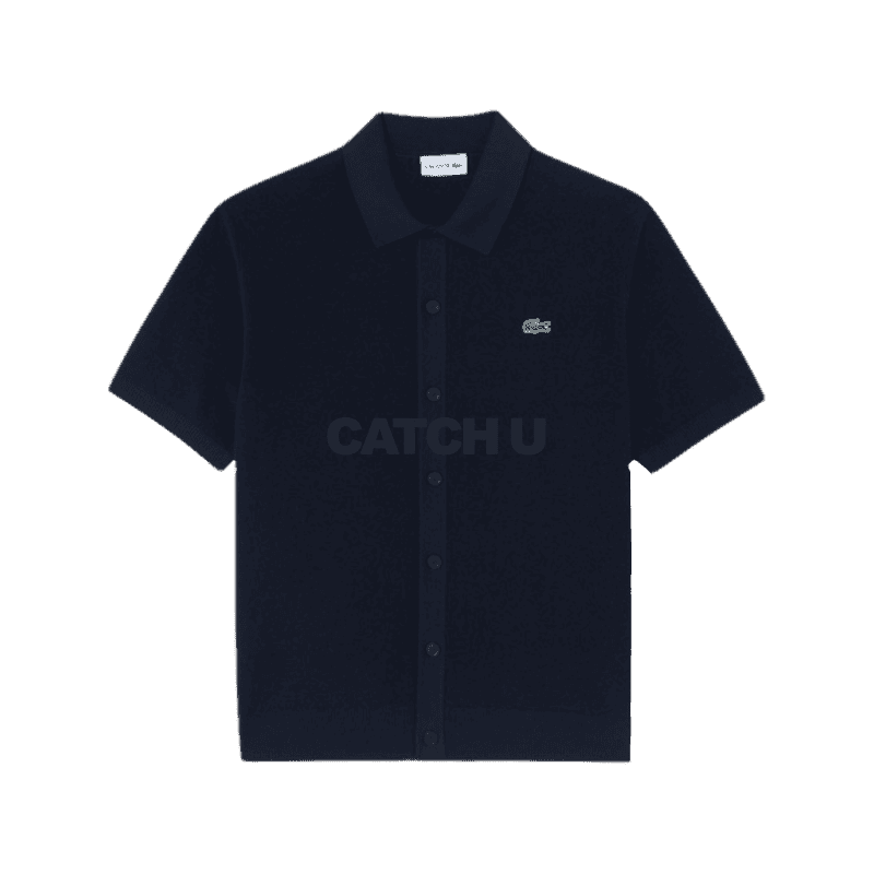 라코스테 남성 허니콤 피케 반팔 가디건 AH357E 55G