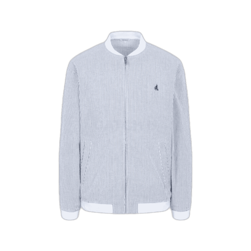 빈폴 시어서커 집업 가디건 M 파란색 BC5341C54P