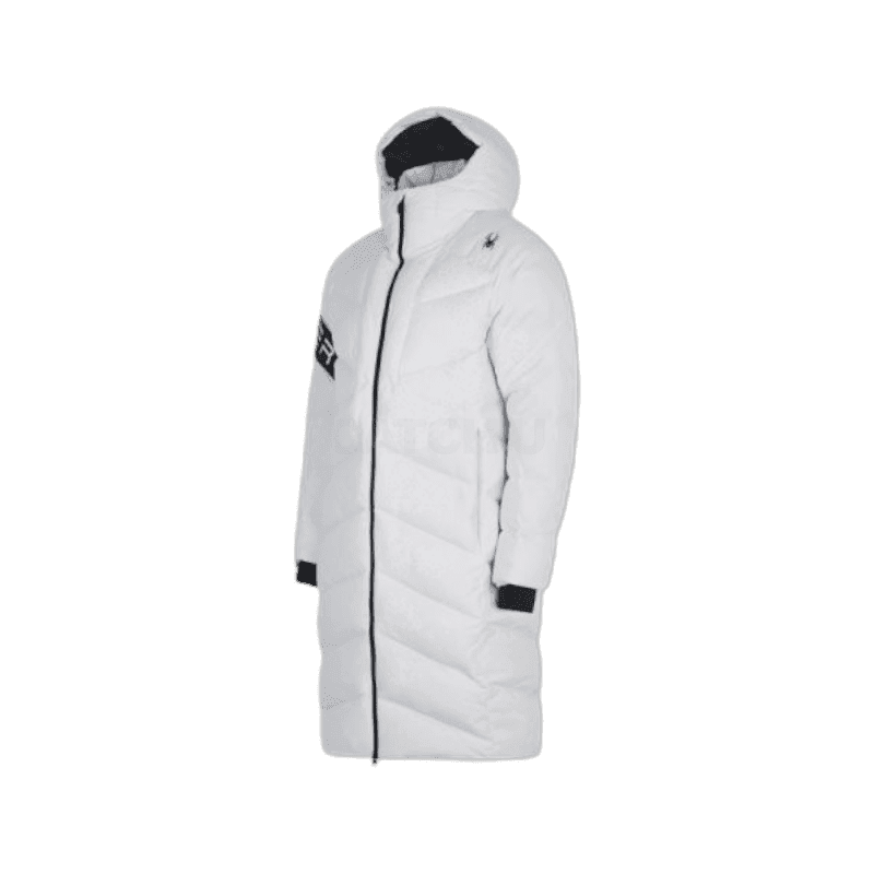 스파이더 SPYDER 슬리브 로고 롱 다운 자켓 SPIWCNDJ211UWHT