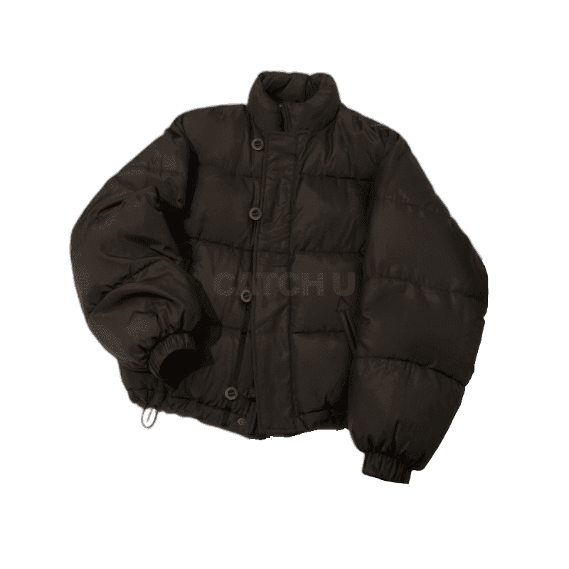 세컨모놀로그 SECONDMONO 더블 어드저스트 버튼 숏 패딩 점퍼 4 color SEJP005