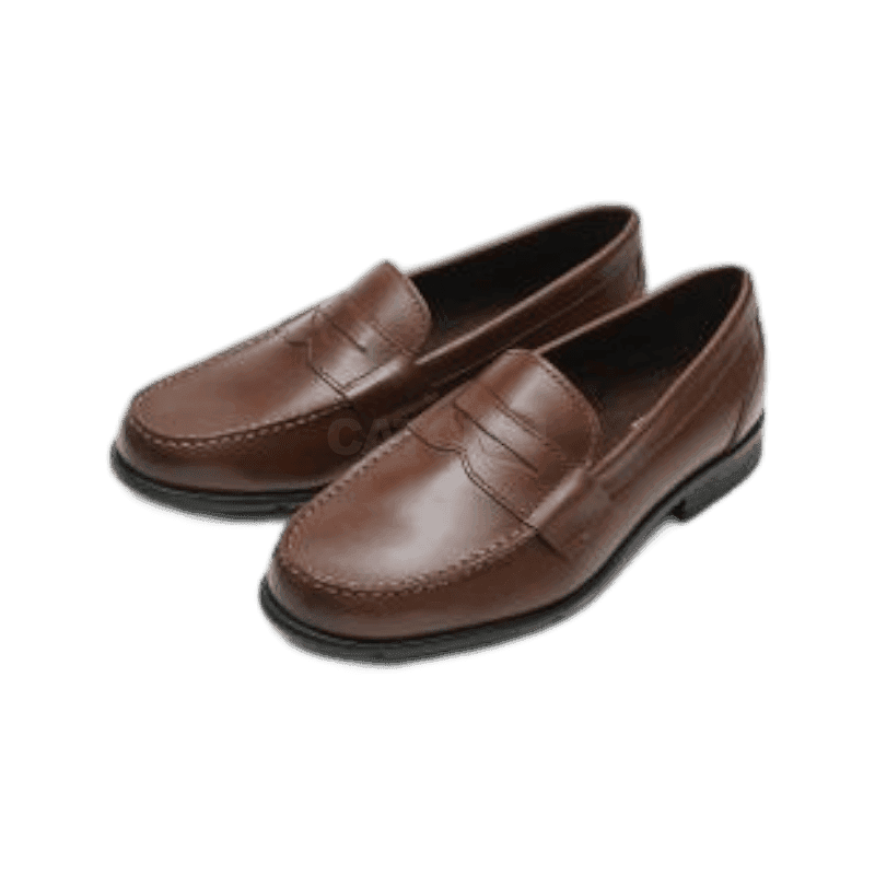 락포트 남성 클래식 페니 로퍼 와이드 면접 구두 다크브라운 M76444-W