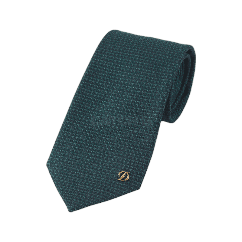 그린 톤앤톤 솔리드 넥타이 에스티듀퐁 셔츠 TE5SM61KA014TGE