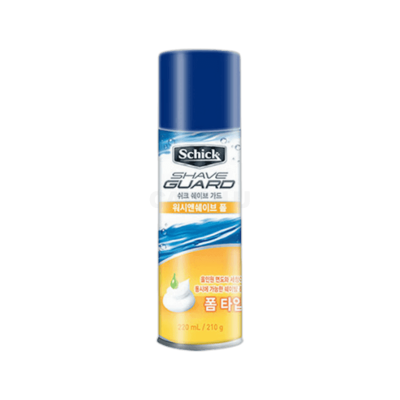 SCHICK 쉐이브 가드 워시 앤 쉐이브 폼 210ml 3개