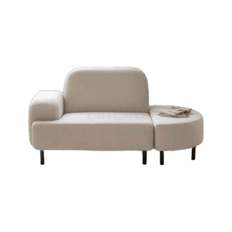 듀커 DK268 2인 모듈형 아쿠아텍스 패브릭 소파 스툴미포함 베이지