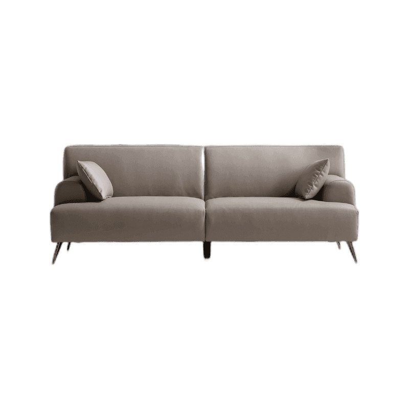 리바트 로데 가죽 소파 스툴미포함 그레이, 3인용