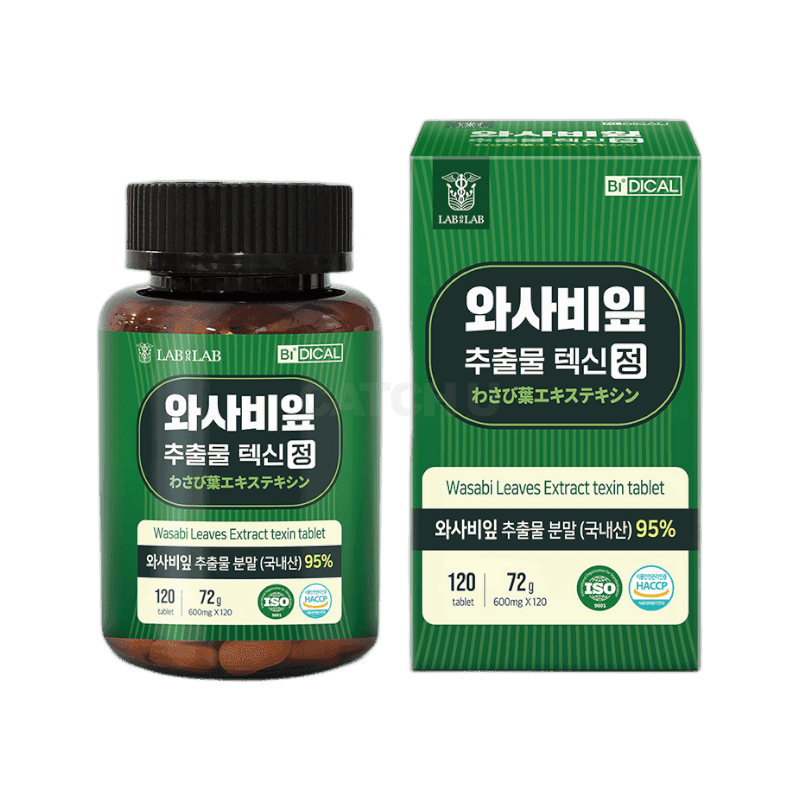 랩온랩 와사비잎 추출물 텍신 정 600mg x 120정