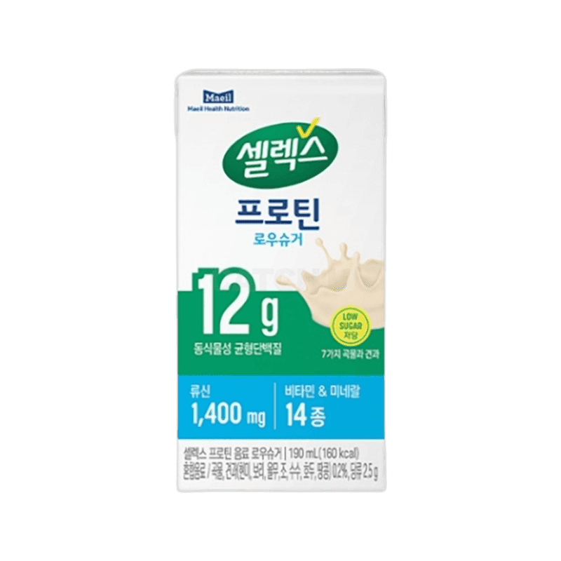 매일유업 셀렉스 프로틴 로우슈거  190ml, 48개