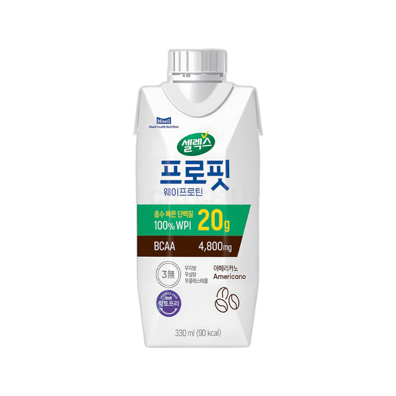 매일유업 셀렉스 프로핏 웨이프로틴 아메리카노 드링크 330ml, 24개