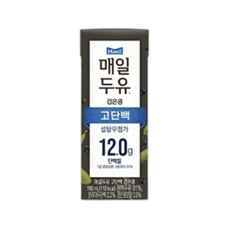 매일유업 매일두유 고단백 검은콩  190ml, 24개