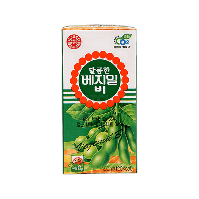정식품 베지밀 달콤한 베지밀B 190ml, 48개