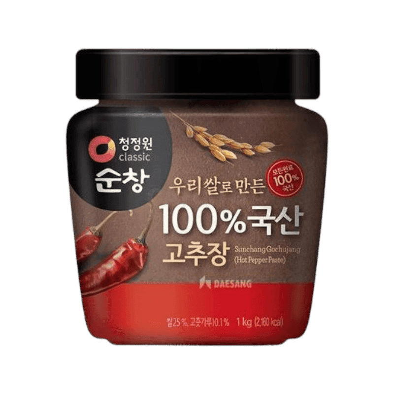 대상 청정원 순창 우리쌀로 만든 100% 국산 고추장 1kg 1개